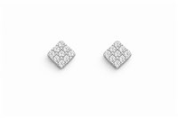 Pendientes Promesse Mujer in Oro blanco Diamante ORFV3